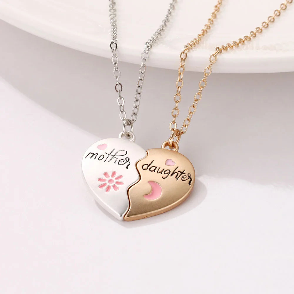 Magnetic Bond Mother and Daughter Necklace Set