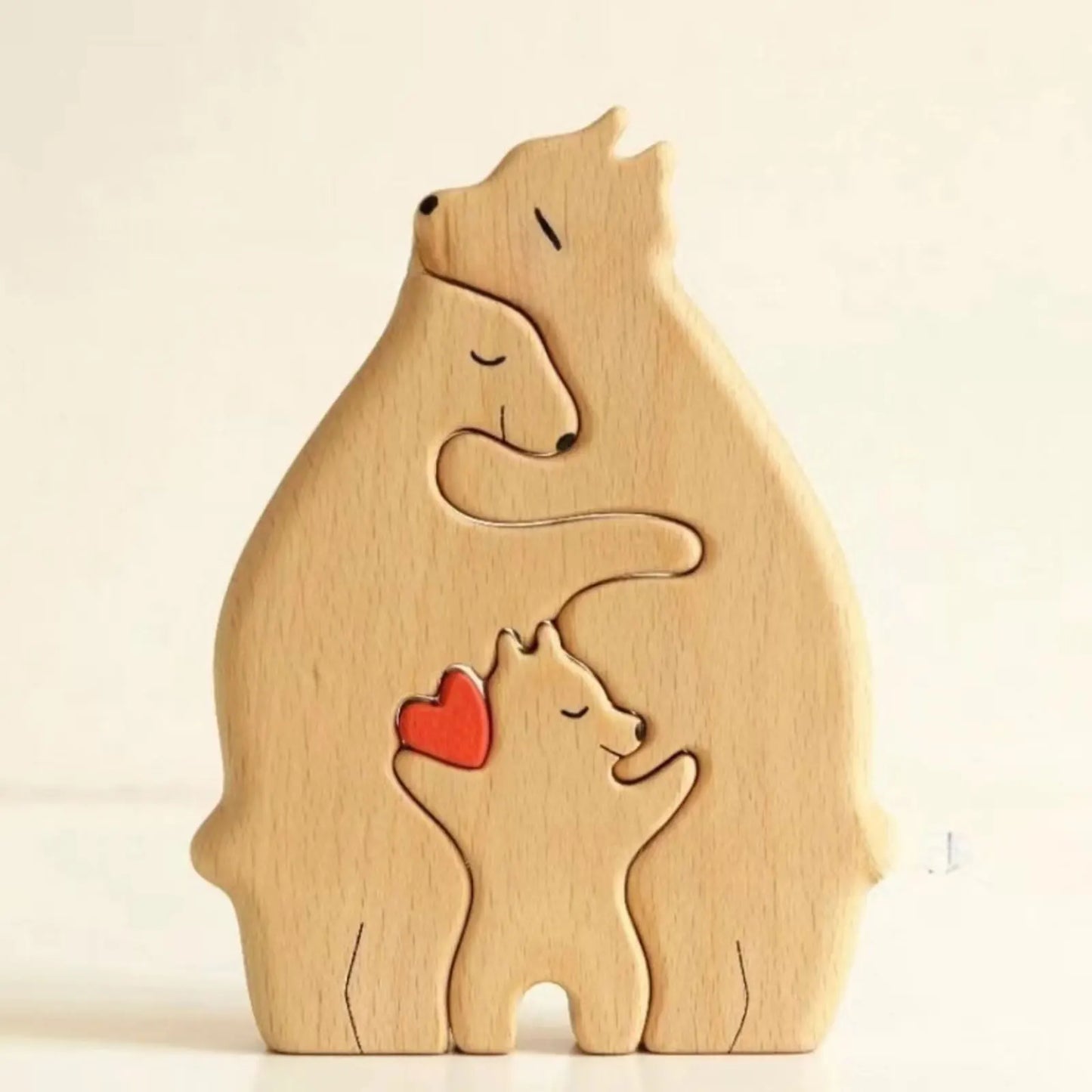 Family Bear Wooden Puzzle