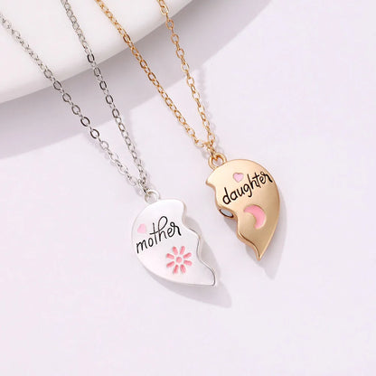 Magnetic Bond Mother and Daughter Necklace Set