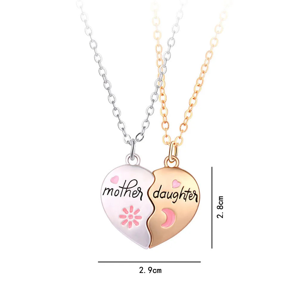 Magnetic Bond Mother and Daughter Necklace Set