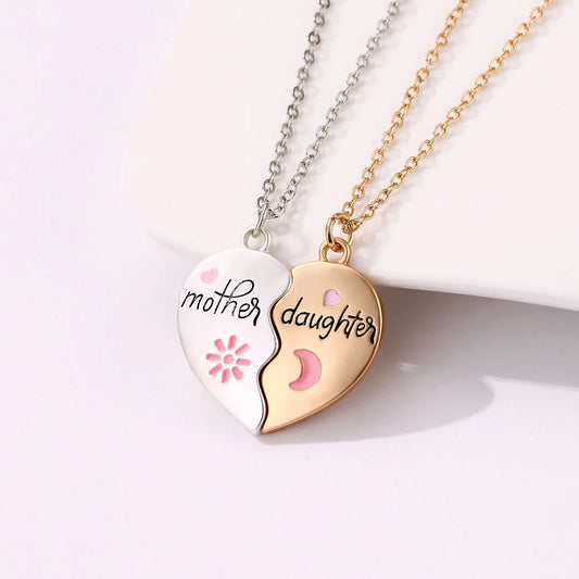 Magnetic Bond Mother and Daughter Necklace Set