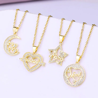 Mama's Love Stainless Steel Pendant Necklace